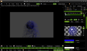 twisting exploding sphere thing… “explode” modifier test 3D Model Screenshot / Render
