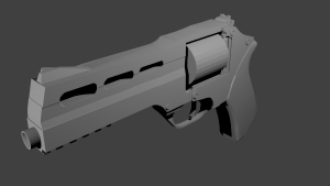 Rhine Revolver 3D Model Screenshot / Render
