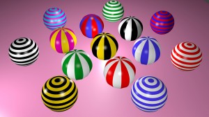 Colorful-Balls 3d model 3D Model Screenshot / Render