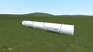 Hyperloop 3D Model Screenshot / Render