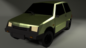 lada 1111 oka 3D Model Screenshot / Render