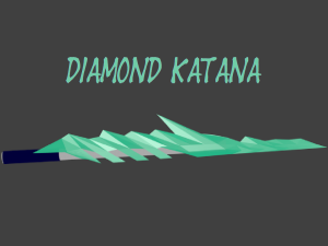 Diamond Katana 3D Model Screenshot / Render